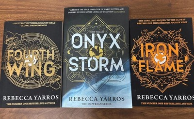 Onyx Storm, Iron Flame & Fourth Wing By Rebecca Yarros Paperback
