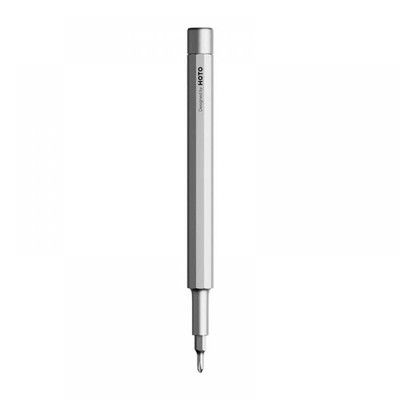 HOTO Pocket Precision Screwdriver SE, Präzisionsschraubendreher, 5 in 1, silber