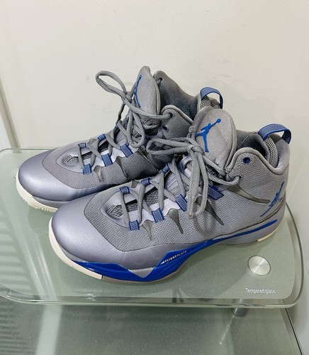 Scarpe da basket Nike Air Jordan Super Fly 2 grigio cemento da uomo taglia 9 599945-007 - Foto 2 di 10