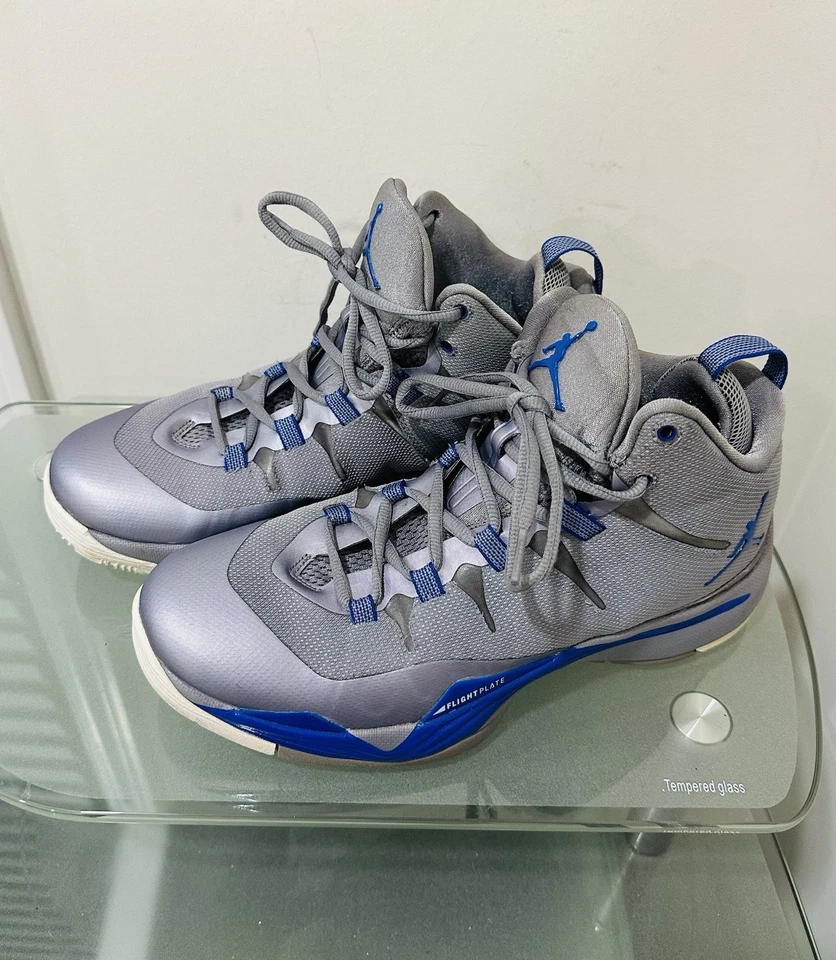 Nike Air Jordan Super Fly 2 Gris Cemento Hombres Zapatos de Baloncesto Talla 9 599945-007 Foto 2 de 4