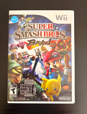 Nintendo Super Smash Bros. Brawl Wii Complete w/ Manual NTSC-U/C CIB