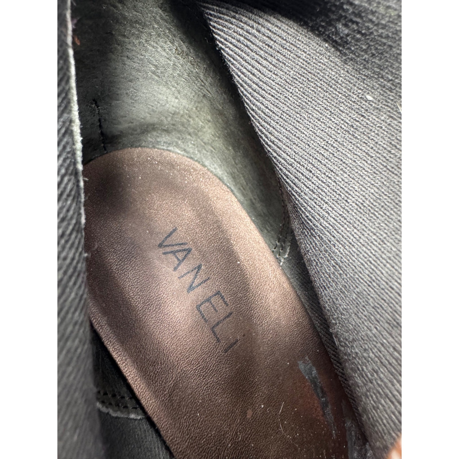 Van Eli Patchwork Suede Block Heel Ankle Boots Wo… - image 9