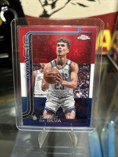 2025-26 Topps Chrome Red White & Blue Refractor #173 TRISTAN DA SILVA MAGIC