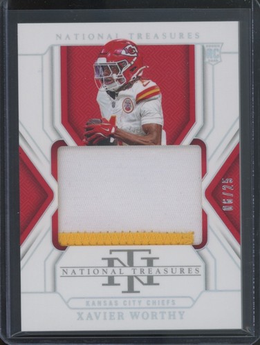 Xavier Worthy [Patch] #212 2024 Panini National Treasures card