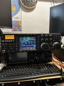 TEN-TEC Orion II 566 HF Ham Radio Transceiver, LCD Screen, Black
