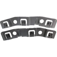 Set of 2 Bumper Face Bar Brackets Retainer Mounting Braces Left & Right Pair