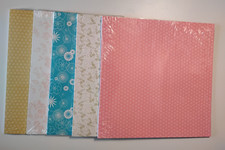 LOT of 5 Stampin Up 12x12 Designer Series Paper 12 sheets Per Pack New in Pack
