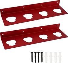 Battery Holder for Milwaukee M12, Storage 2, Red