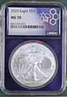New Listing2026 American Silver Eagle S$1 - NGC MS70 - Purple Label