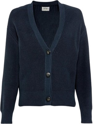 Camel Active Damen Hochwertiger Strickcardigan 100% Baumwolle Navy Gr.XXL