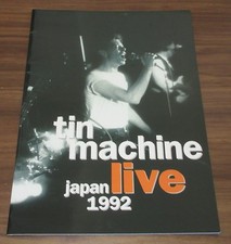 $0 SHIP! Tin Machine JAPAN 1992 tour book DAVID BOWIE others listed