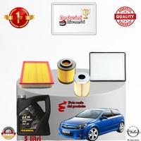 Inspektionskit Filter + ÖL opel Astra H 1.7 Cdti 92KW 125CV Von 2010-> 2011