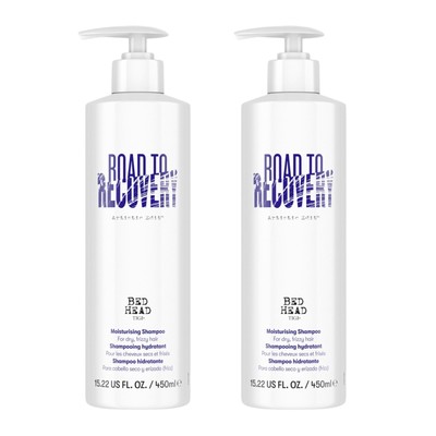x2 Tigi Bed Head Artistic Edit Road to Recovery Moisturizing Shampoo 15.22 Fl oz
