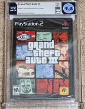 Grand Theft Auto III GTA 3 Trilogy PlayStation 2 PS2 Graded WATA 9.8 A++ SEALED