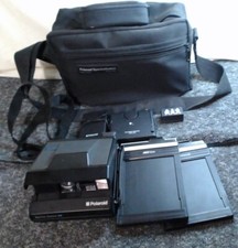Vintage Polaroid Spectra System SE Instant Camera w Accessories WORKING