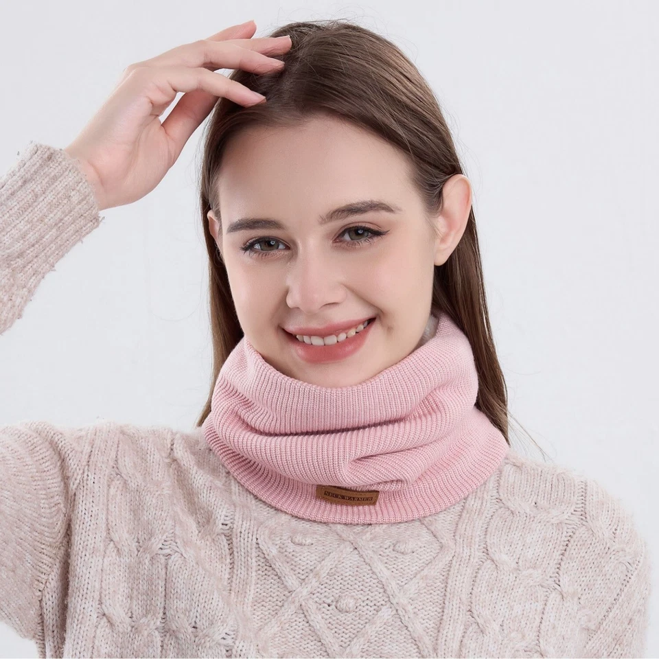 Winter Neck Warmer for Unisex - Cold Weather Neck Gaiter Face Scarf Gaiter Mask - Image 4 of 4