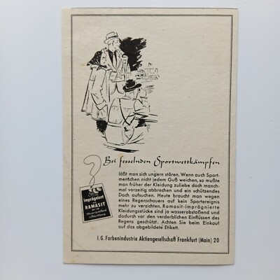 1942 IG Farben Industrie Ramasit, Werbeanzeige, Werbung, Reklame, Clipping