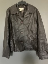 Stetson Western Leather Jacket Women’s Dark Brown Coat Motorcycle Vintage Rare L