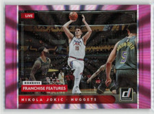 Nikola Jokic 2021-22 Panini Donruss Franchise Features #17 HOLO PINK LASER