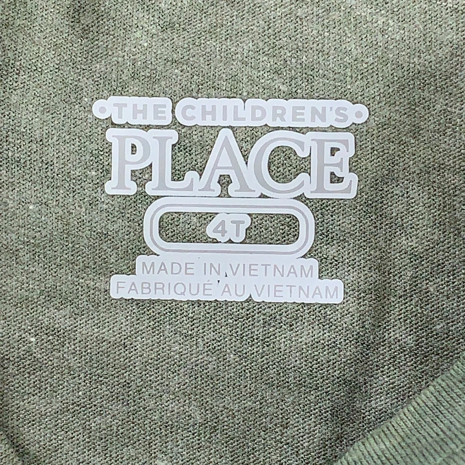 Camiseta raglán negra camuflada verde talla 4T The Children's Place paquete de 2 nuevas con etiquetas Foto 3 de 4