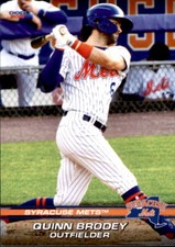 2021 Syracuse Mets Choice 3 Quinn Brodey Glendale California CA NM Baseball Card