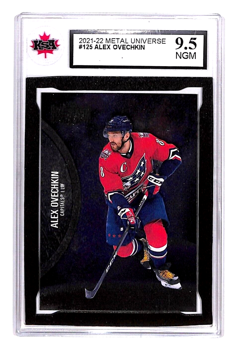 2021-22 Metal Universe #125 Alex Ovechkin Alternate Jersey KSA GRADED  MINT