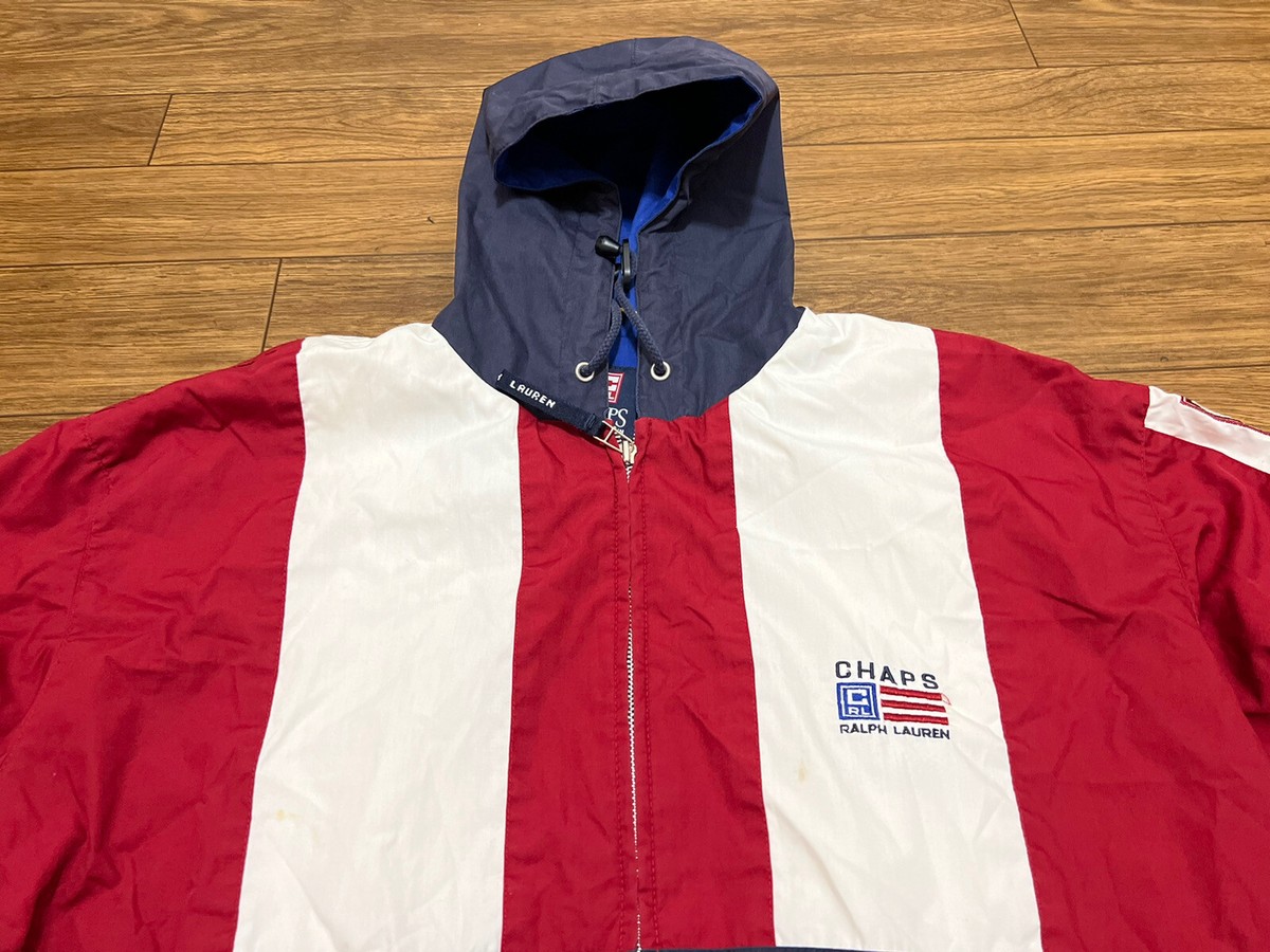 Vintage 1990s Chaps Ralph Lauren Windbreaker Men's M Multicolor