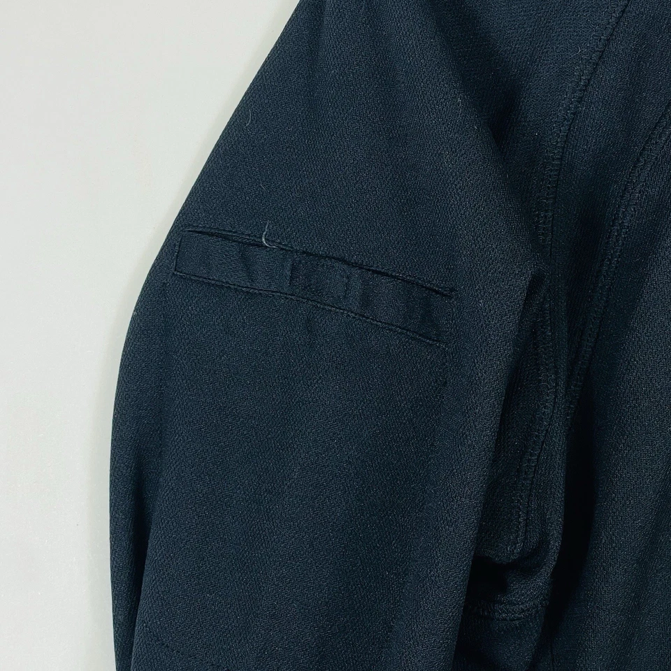 Chaqueta para mujer grande GK Gymnastics Dance Cheer negra con logotipo cremallera frontal Foto 4 de 4