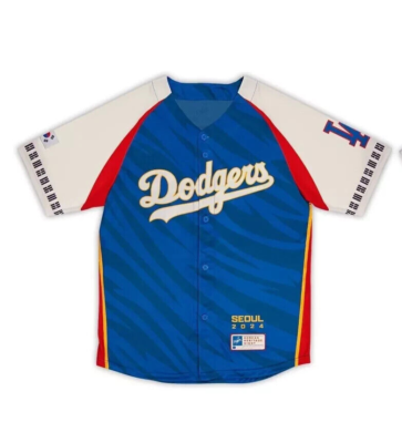 2024 LA DODGERS KOREAN HERITAGE NIGHT JERESEY SGA 5/22/24 M & XL