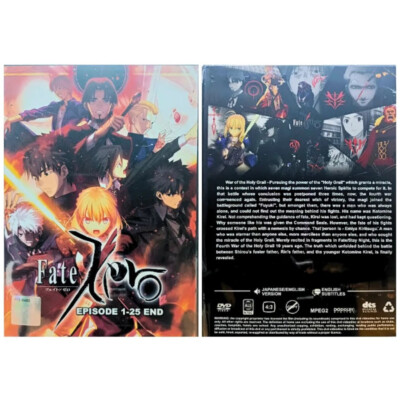 DVD Anime Fate Zero English Complete Season 1-2 : Vol 1-25 Dubbed FREE DELIVERY