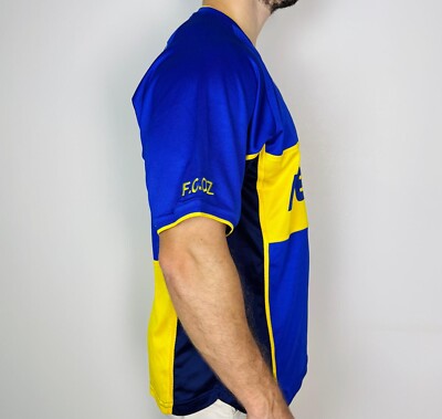 Boca Juniors 2002 2003 nike football shirt soccer jersey M #6 | eBay