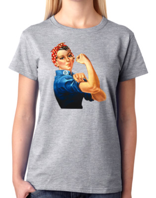 Rosie The Riveter Damen T-Shirt We Can Do It Top