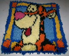 Tigger Completed Latch Hook Rug Wall Art 12x13