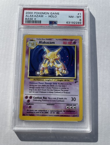 Alakazam graded PSA 8 for sale on eBay