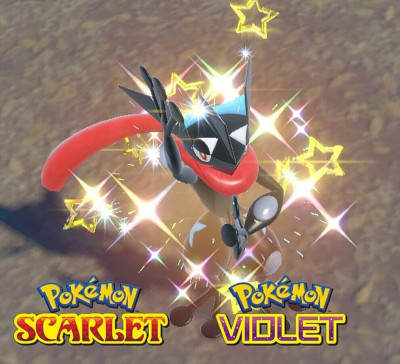   SHINY ASH GRENINJA BATTLE BOND GRENINJA   POKEMON SCARLET VIOLET  
