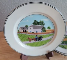 VILLEROY & BOCH DESIGN NAIF "GOING TO MARKET" Plate #1