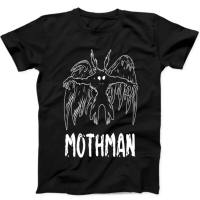 Mothman Weird Strange Unusual Cryptid Kryptozoologie Geschenk Tee T-Shirt 90