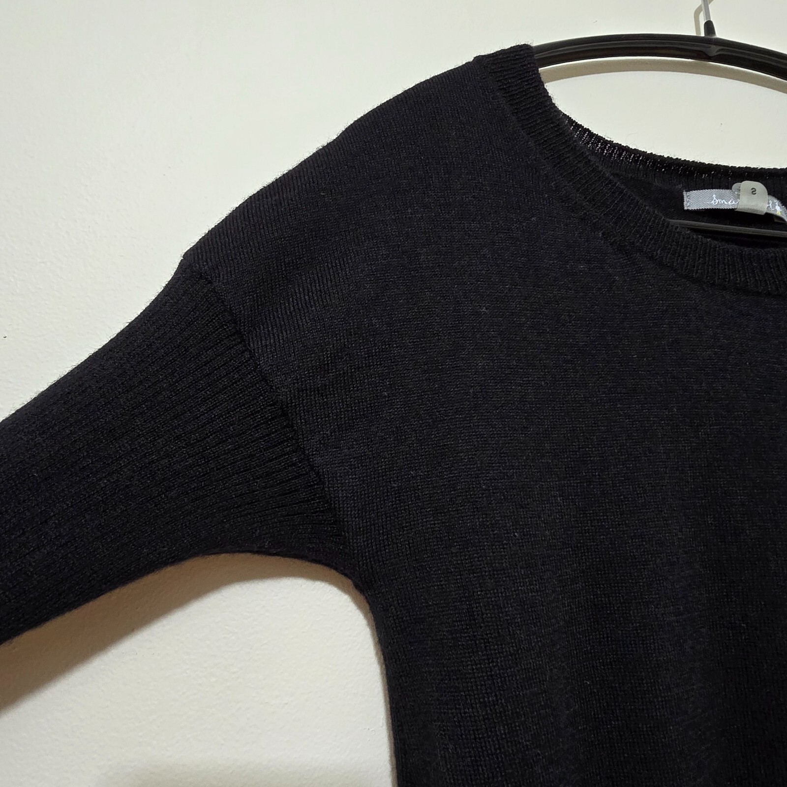 SmartWool Women S Black Knit Long Sleeve Elastic Waist Tabaretta Sweater Dress