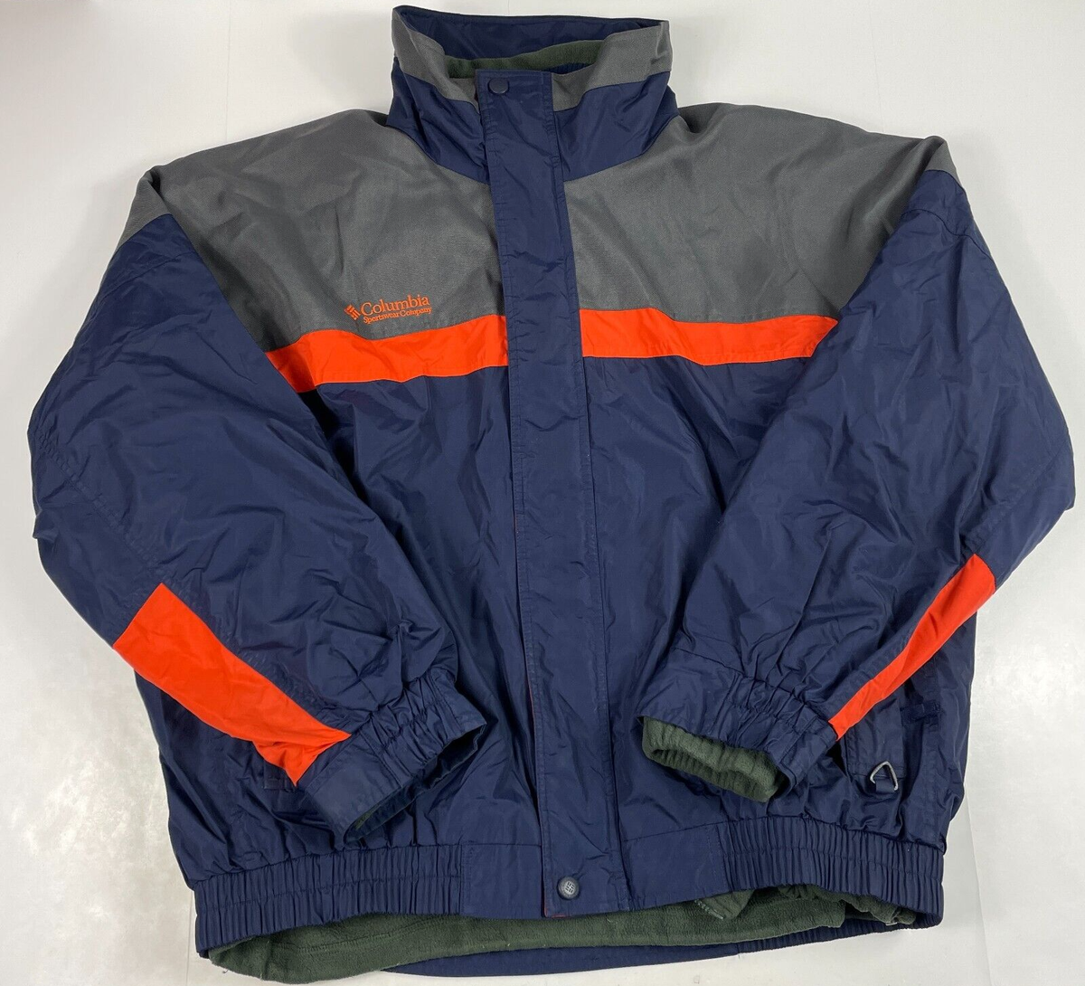 VINTAGE Columbia Jacket Mens Extra Large Blue 3 in 1 Bugaboo Full