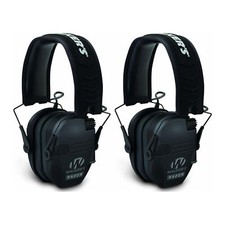 Walker's Razor Slim Electronic Shooting Muffs 2-Pack Black