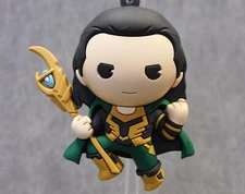 Marvel Villains NEW * Loki Clip * Blind Bag 3D Key Chain Series 14 Monogram