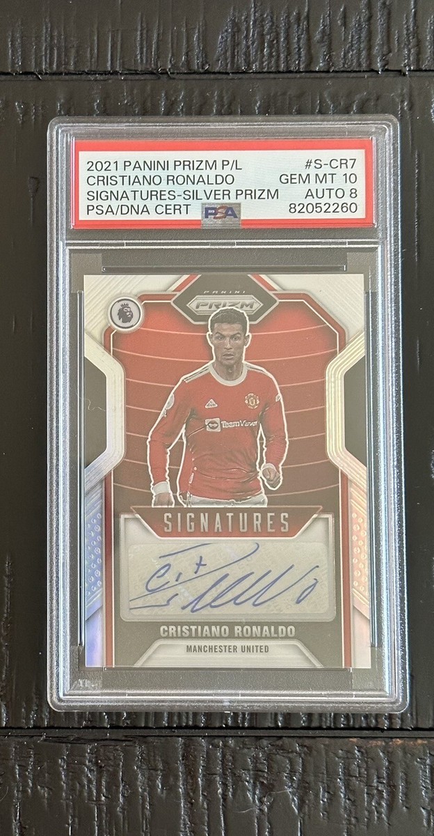 2021-22 PANINI PRIZM 02/25 CRISTIANO RONALDO AUTO PSA 10 GEM 2021-22 PANINI PRIZM 02/25 CRISTIANO RONALDO AUTO PSA 10 GEM