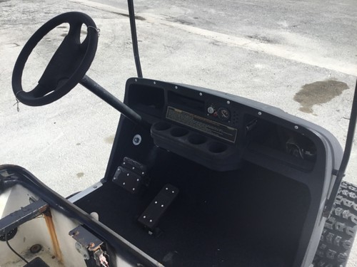 EZGO GAS LIMO PASSENGER 4 FORWARD FACING SEAT GOLF CART NEEDS WORK  - Picture 9 of 13
