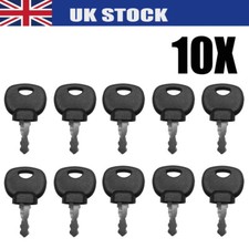 10X SPARE 14607 IGNITION KEY PLANT APPLICATION JCB BOMAG HATZ MANITOU TRACTOR UK