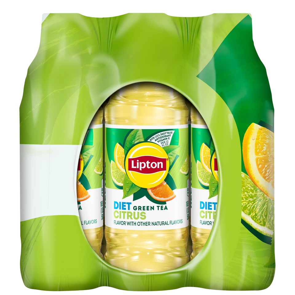 Lipton Diet Green Tea Citrus Iced Tea, Bottled Tea Drink, 16.9 fl oz eBay