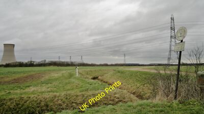Photo 12x8 Catchwater Drain Sturton le Steeple With West Burton Power Stat c2015