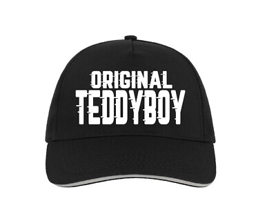 Baseballmütze Kappe Teddyboy Musik Geschenk Rock & Roll Rocker Greaser 50er 60er