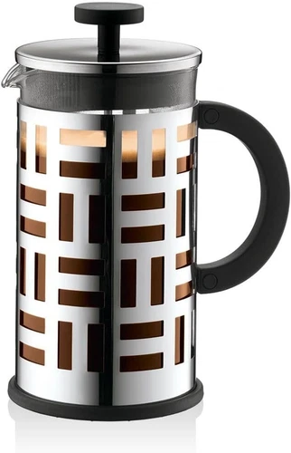 BODUM EILEEN French Press Coffee Maker 1L Silver 1119516 New