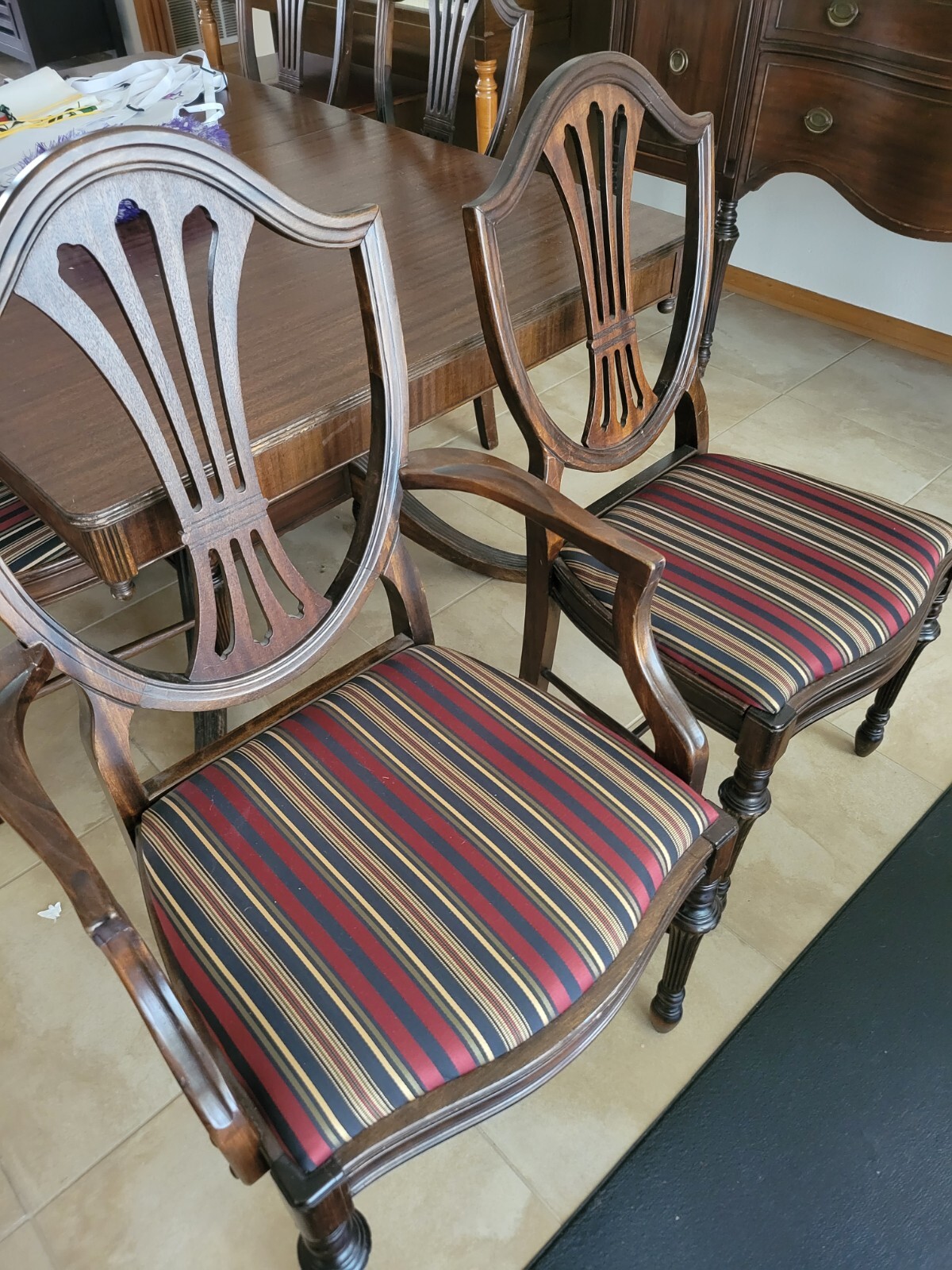 Vintage formal dining room set eBay
