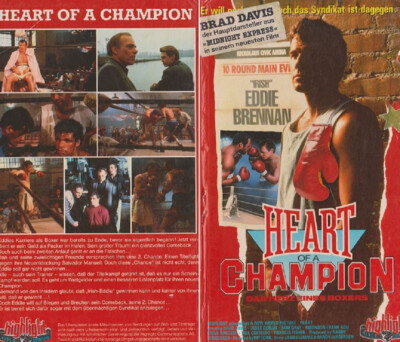 Heart of a Champion - Brad Davis, Frances Fisher - (VHS Cassette)